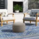 Dalenna Round Outdoor Ottoman & Reviews | Joss & Main